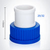 Tapón de rosca GL45 con adaptador de junta de PTFE Laborxing