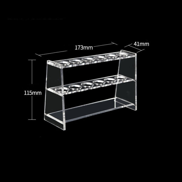 Kolorimetrischer Röhrchen-Kunststoffständer, Steckplätze 6 bis 12, für Volumen 25 bis 100 ml Laborxing