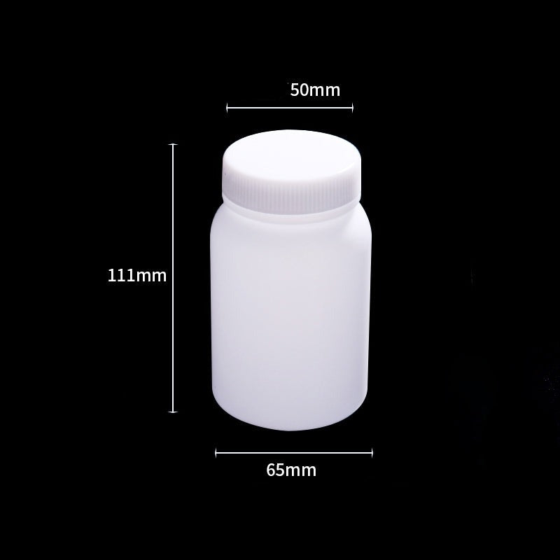 Wide mouth bottles with screw cap, Plastic PE, capacity 50 ml to 2.000 ml