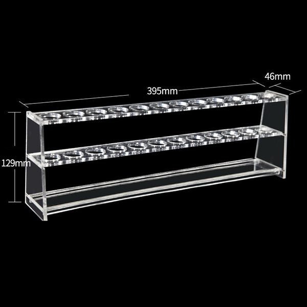 Kolorimetrischer Röhrchen-Kunststoffständer, Steckplätze 6 bis 12, für Volumen 25 bis 100 ml Laborxing