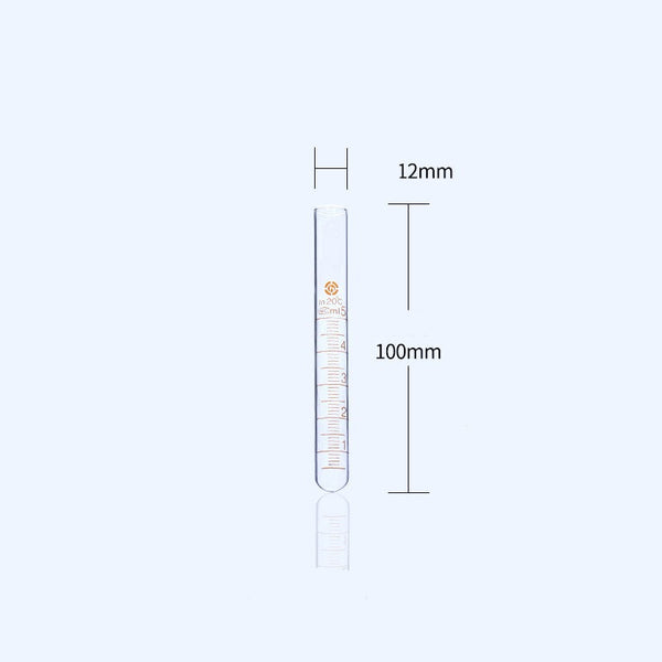 10 uds./paquete, tubo de vidrio, graduado Laborxing