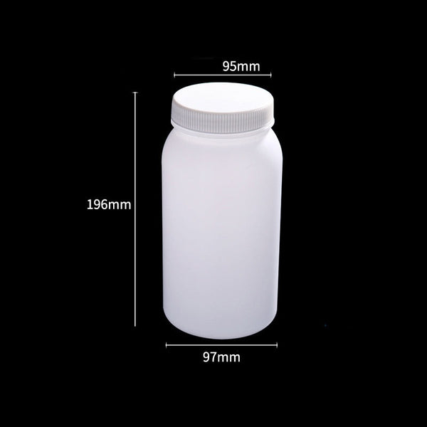 Wide mouth bottles with screw cap, Plastic PE, capacity 50 ml to 2.000 ml Laborxing