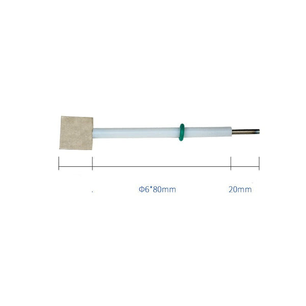 Titanium plate working electrodes with PTFE rod