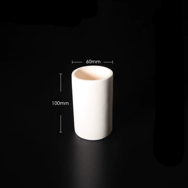 Crisol cilíndrico de alundum, capacidad de 5 a 1.000 ml Laborxing