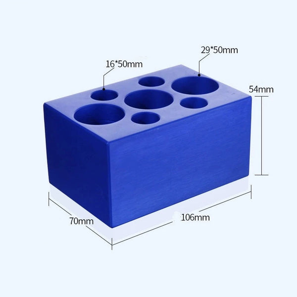 Rack de resfriamento de alumínio para frascos de 0.2 ml a 50 ml Laborxing