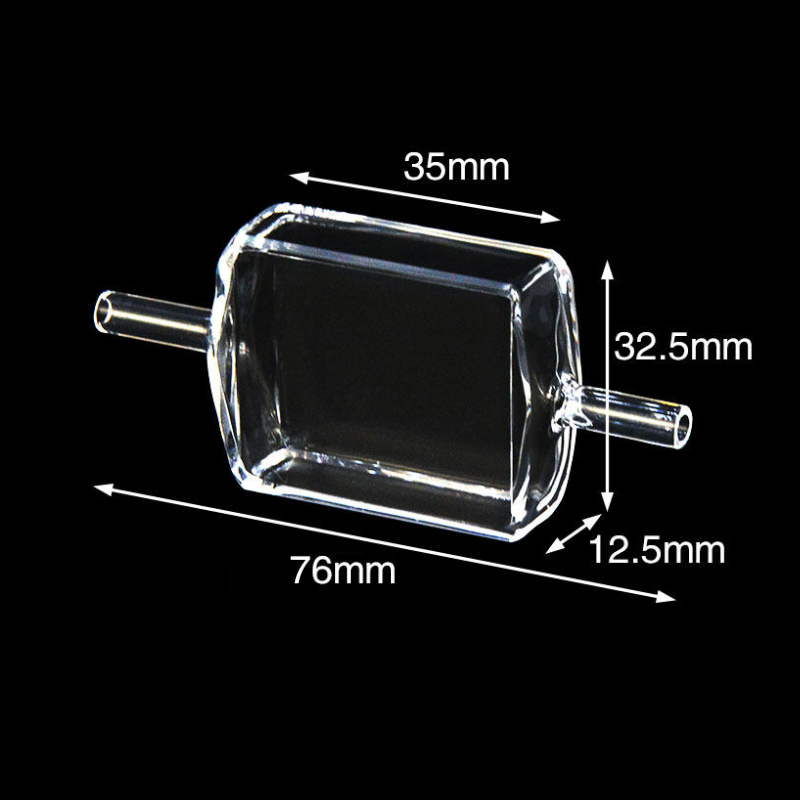 UV quartz marco flow through cells,double lightpath 10/30 mm