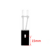 Celda de flujo submicroscópico de cuarzo UV, trayectoria de luz de 10 mm