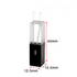 UV quartz sub-micro black flow through cell,lightpath 10 mm