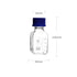 Square bottle with screw cap, clear glass, graduated, 250 ml to 1.000 ml Laborxing