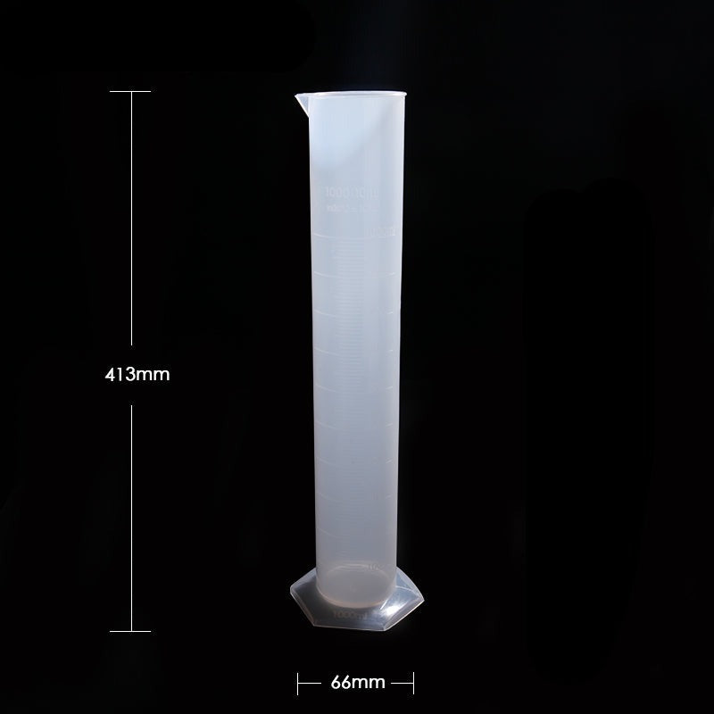 Measuring cylinders with base and spout, Plastic PP, 10 ml to 2.000 ml