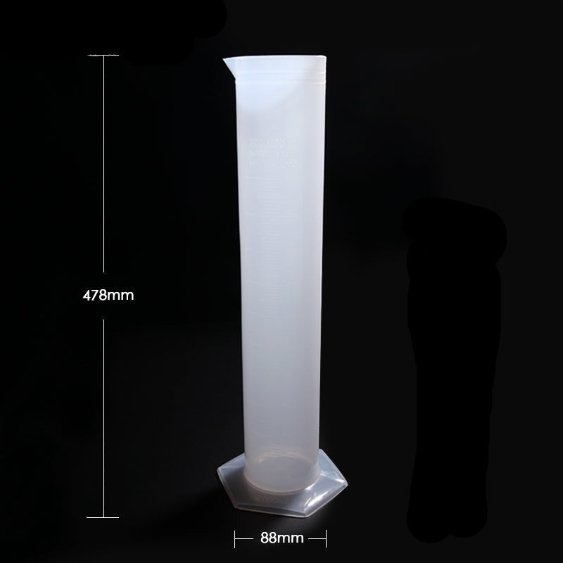 Measuring cylinders with base and spout, Plastic PP, 10 ml to 2.000 ml