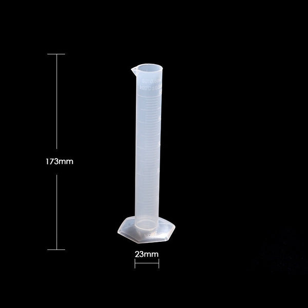 베이스와 스파우트가 있는 측정 실린더, 플라스틱 PP, 10ml ~ 2.000ml Laborxing