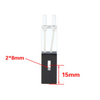 Celda de flujo submicroscópico de cuarzo UV, trayectoria de luz de 10 mm