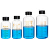 Schraubverschluss-Serumflasche, Klarglas, graduiert, 5 ml bis 1.000 ml Laborxing
