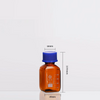 GL45 Square bottle with screw cap,brown glass, graduated, 100 ml to 1.000 ml Laborxing