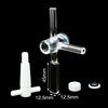 UV quartz micro three-way tap cuvette with  PTFE stopcock, 4 clear windows Laborxing