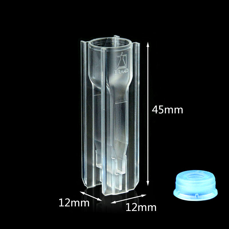 UV plastic disposable sub-micro cuvettes , lightpath 10 mm