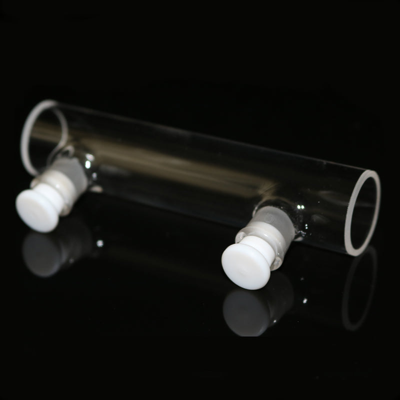 Large cylindrical polarimeter cell with PTFE Stopper