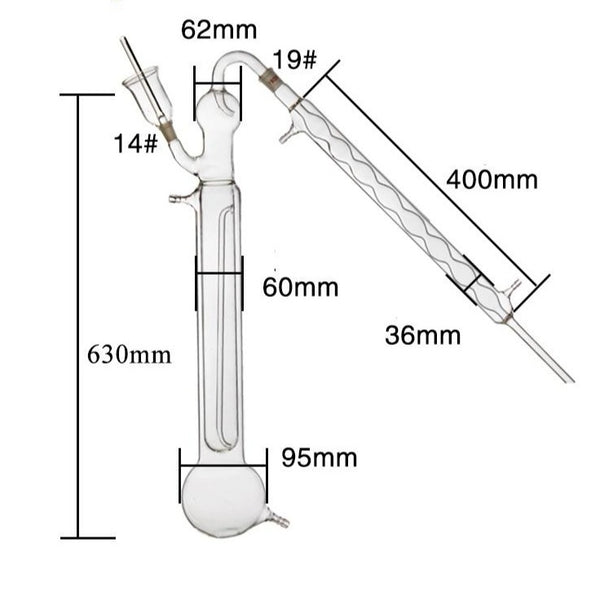 Simplified nitrogen determination apparatus acc. to Parnas Wagner Laborxing