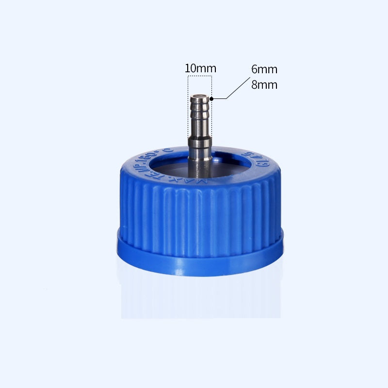 GL45 screw cap with multiple distributor for HPLC bottles