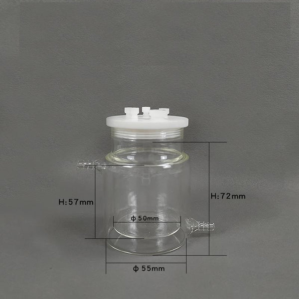 Celda electroquímica sellada con camisa de agua, capacidad de 50 a 1.000 ml Laborxing