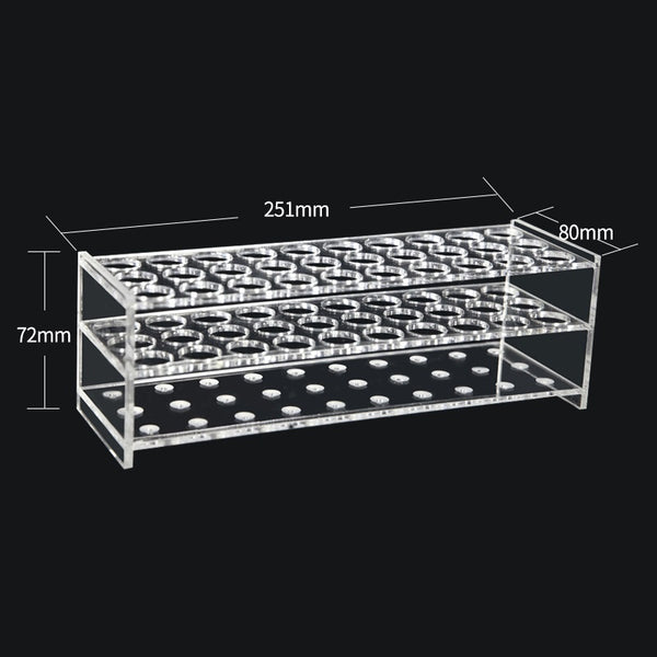 30 Plätze Reagenzglasständer, Plexiglas Laborxing