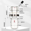 Aparato de sublimación al vacío con válvula de alto vacío, capacidad de 250 a 2.000 ml Laborxing