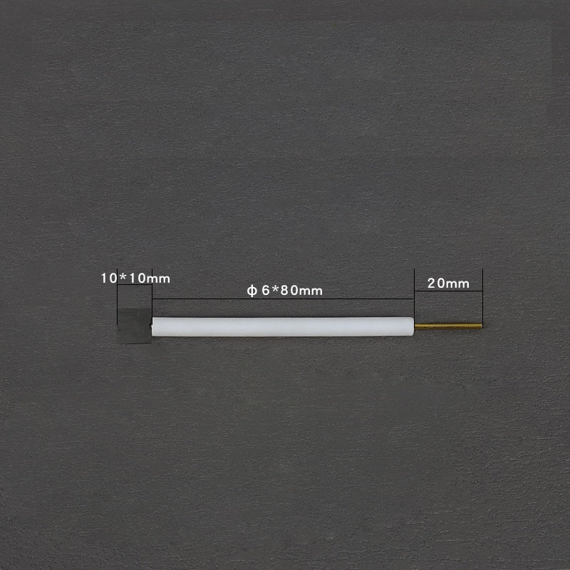 Graphite plate working electrodes with PTFE rod