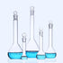 Volumetric flask, Class A, clear glass, 5 ml to 2.000 ml Laborxing