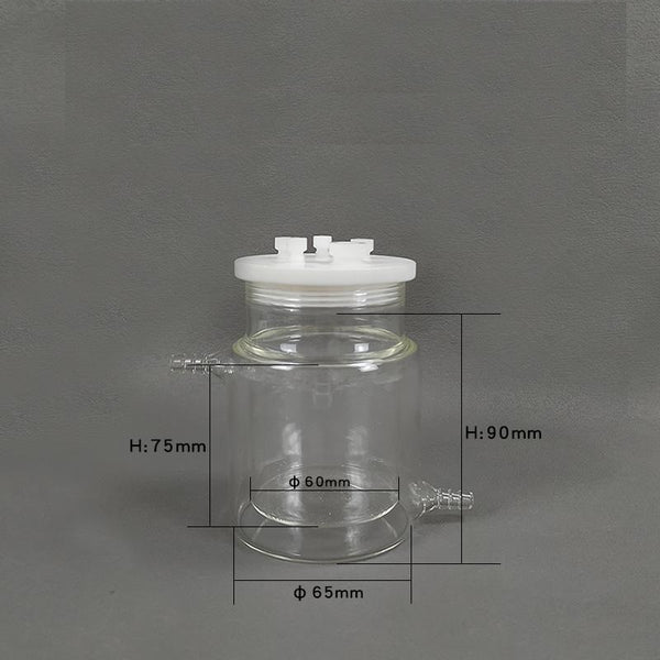 Celda electroquímica sellada con camisa de agua, capacidad de 50 a 1.000 ml Laborxing