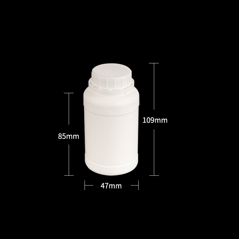 Narrow mouth bottles, Plastic HDPE, capacity 100 ml to 1.000 ml
