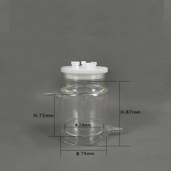 Celda electroquímica sellada con camisa de agua, capacidad de 50 a 1.000 ml Laborxing