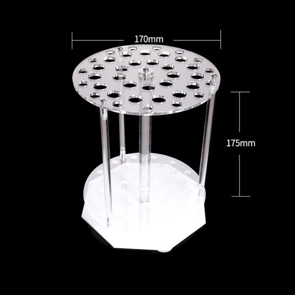 Soporte para pipetas de 39 ranuras, plexiglás Laborxing