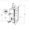 Reflux distillation head with Dimroth spiral Laborxing