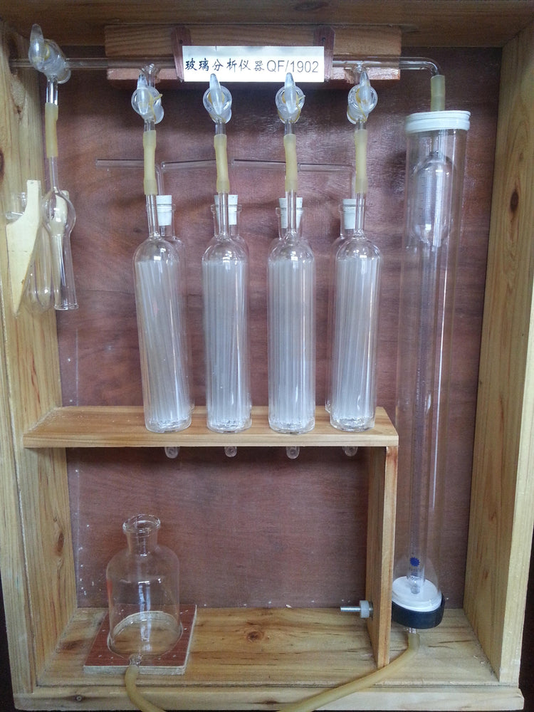 Gas analysis Apparatus acc. to Orsat Lunge