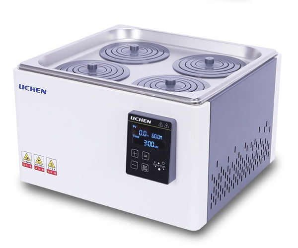 Water bath with magnetic stirrer and concentric rings flat cover, openings 2 to 6 Laborxing