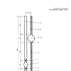 Undurchsichtiges Cannon-Fenske-Reverse-Flow-Viskosimeter, ISO 3105 Laborxing