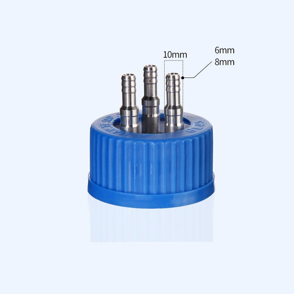 GL45 screw cap with multiple distributor for HPLC bottles Laborxing