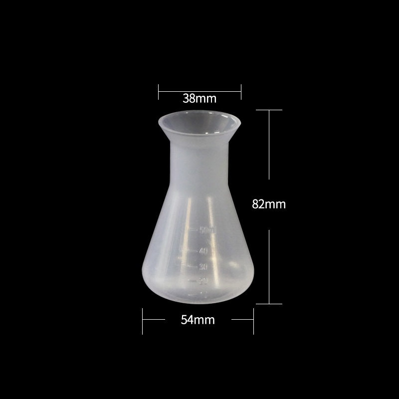Erlenmeyer flask, Plastic PP, capacity 50 ml to 2.000 ml