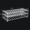 40 emplacements Support pour tubes à essai, plexiglas Laborxing