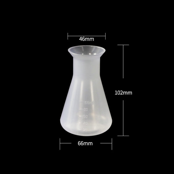 Matraz Erlenmeyer, Plástico PP, capacidad 50 ml a 2.000 ml Laborxing