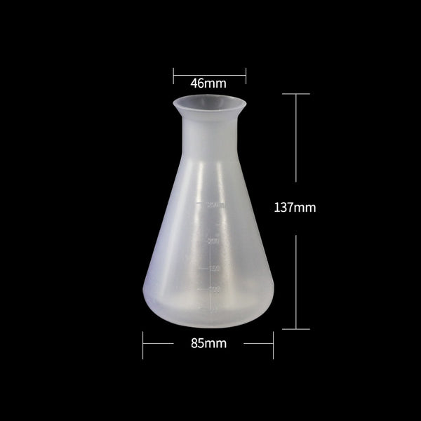 Beuta Erlenmeyer, plastica PP, capacità da 50 ml a 2.000 ml Laborxing