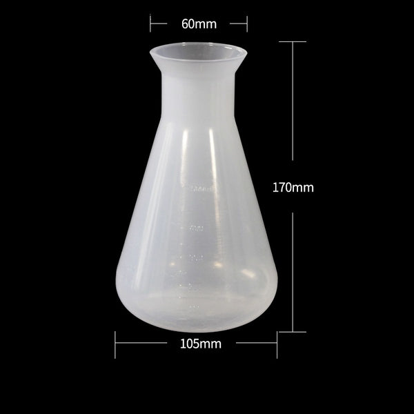 Fiole Erlenmeyer, Plastique PP, capacité 50 ml à 2.000 ml Laborxing