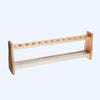 Soporte de madera para tubos colorimétricos, ranuras 6 a 12, para volumen de 25 a 100 ml Laborxing