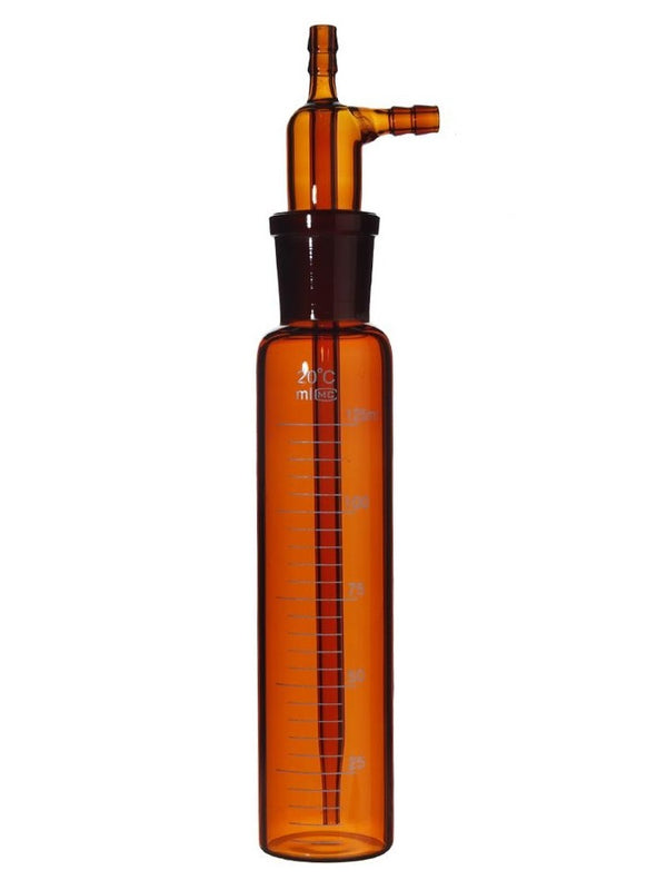 Golpeador Greenburg Smith, vidrio marrón, capacidad de 10 a 250 ml Laborxing