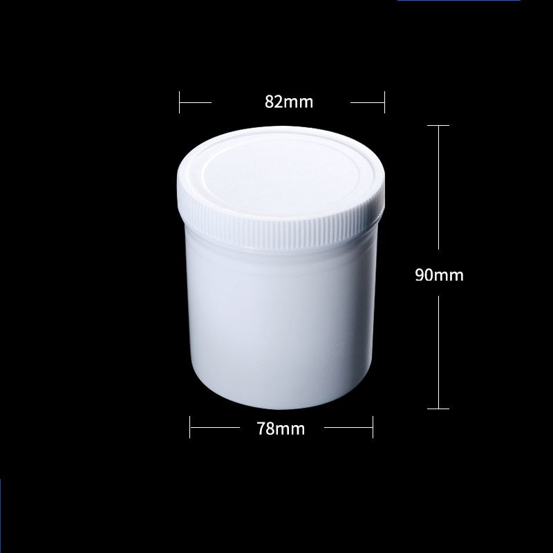 Wide-neck jar , Plastic HDPE, capacity 100 ml to 1.000 ml