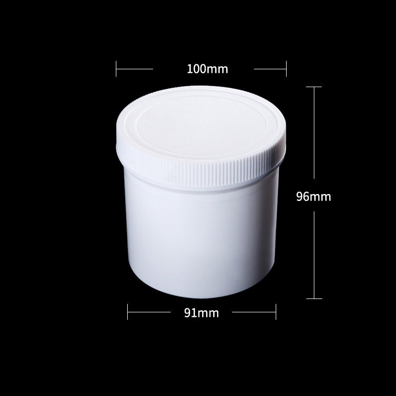 Wide-neck jar , Plastic HDPE, capacity 100 ml to 1.000 ml