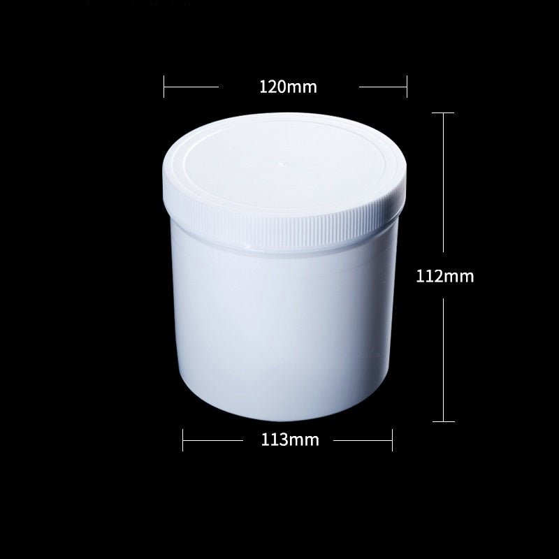 Wide-neck jar , Plastic HDPE, capacity 100 ml to 1.000 ml