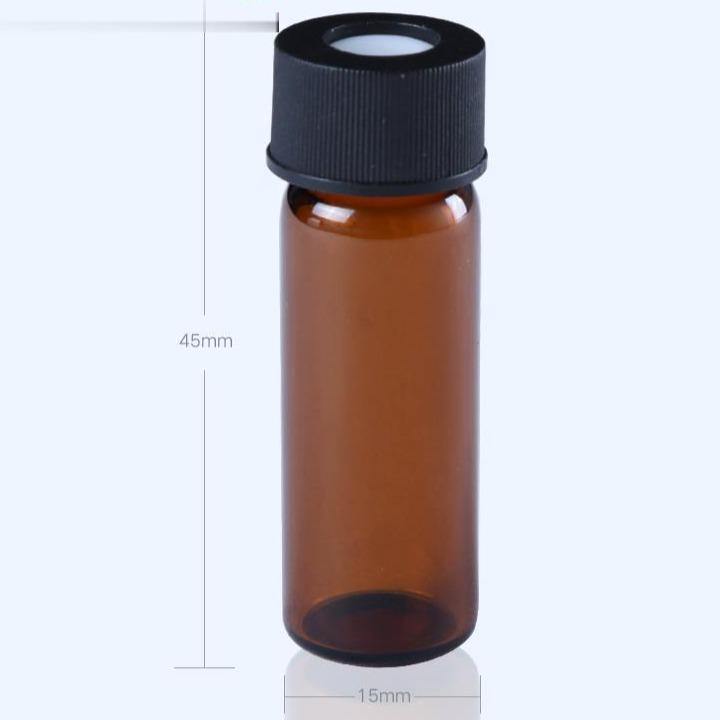 100 pcs/pack, Sample vials with thread and screw cap, 2 ml to 4 ml