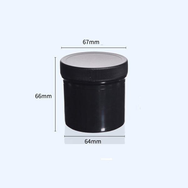 Wide-neck jar , Plastic HDPE, black, capacity 100 ml to 500 ml Laborxing